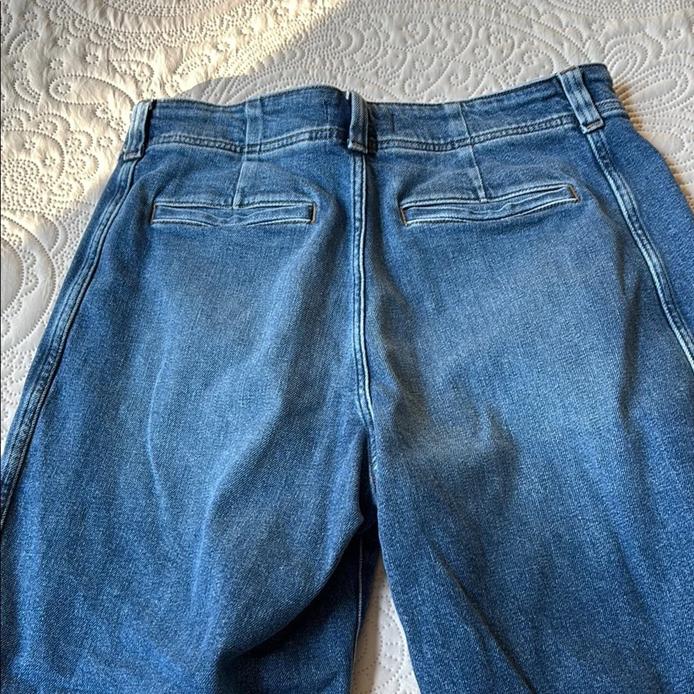 NWOT Madewell Blue Straight Jeans - Picture 4 of 4
